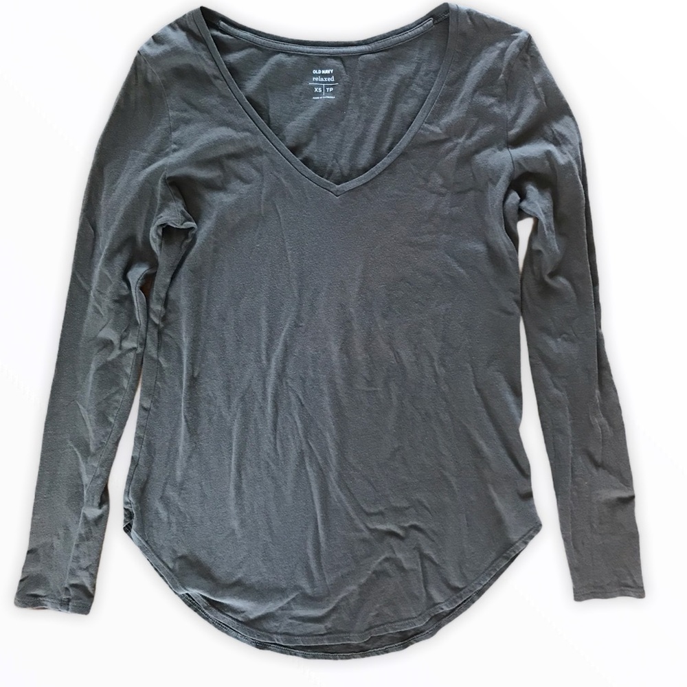 🪴3/$18 OLD NAVY Relaxed Fit Tunic Long Sleeve Top